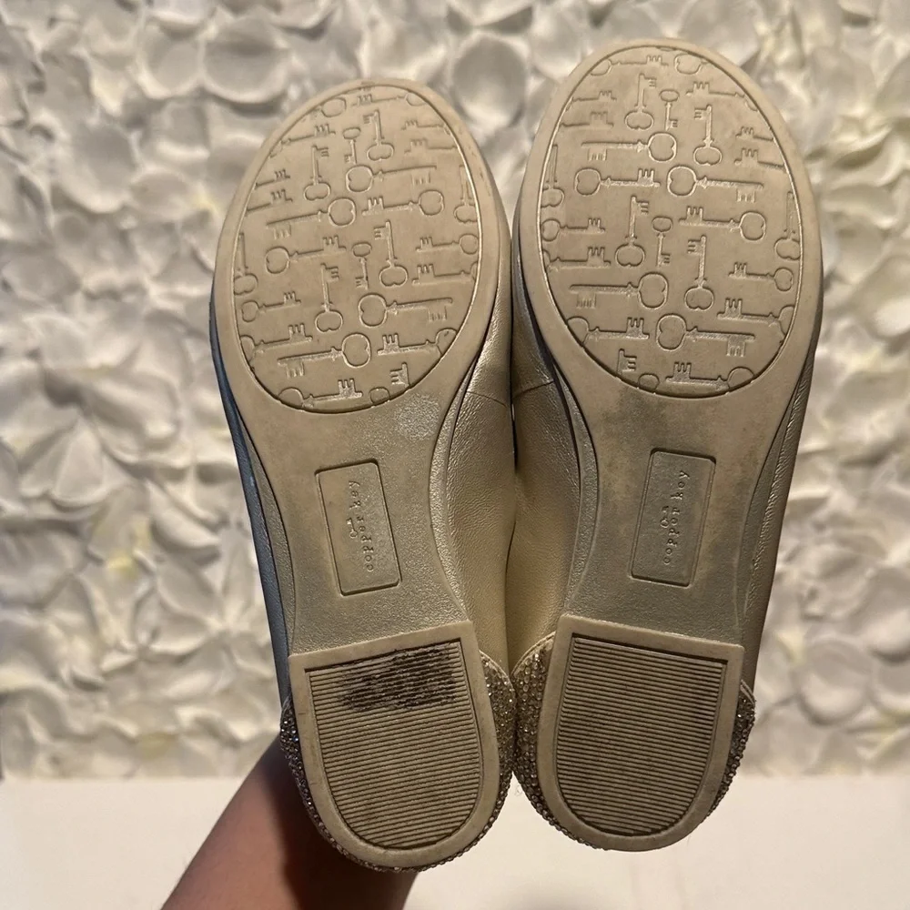 Copper Key Gold Kids Shoes